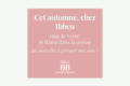 chez Ibbeo automne 2022